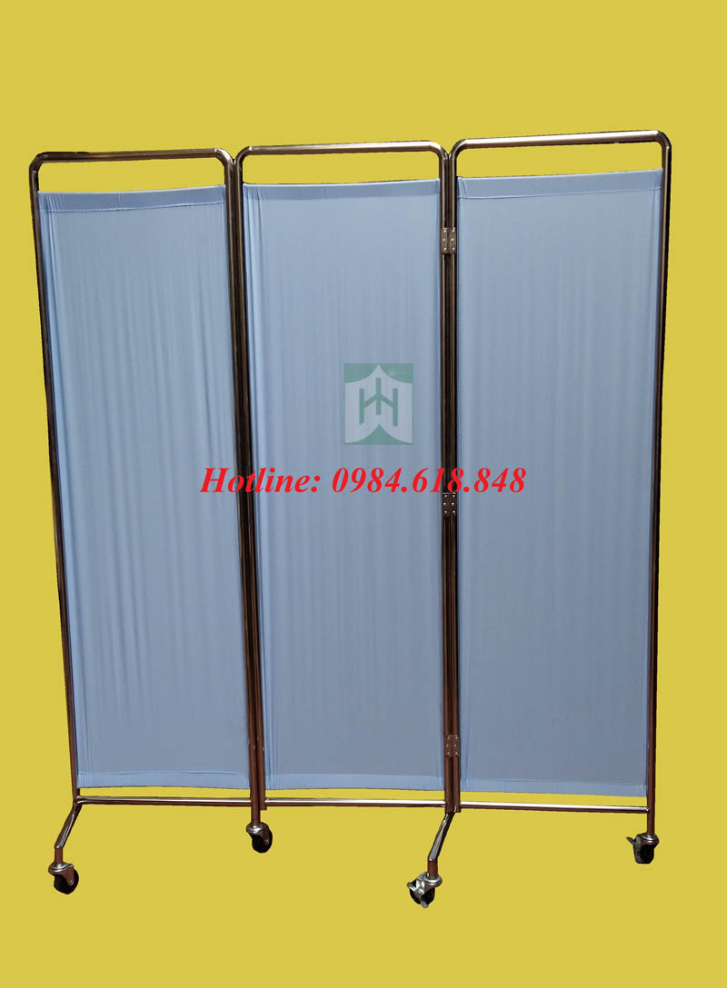 Bình phong y tế 3  bức inox model:IB 319